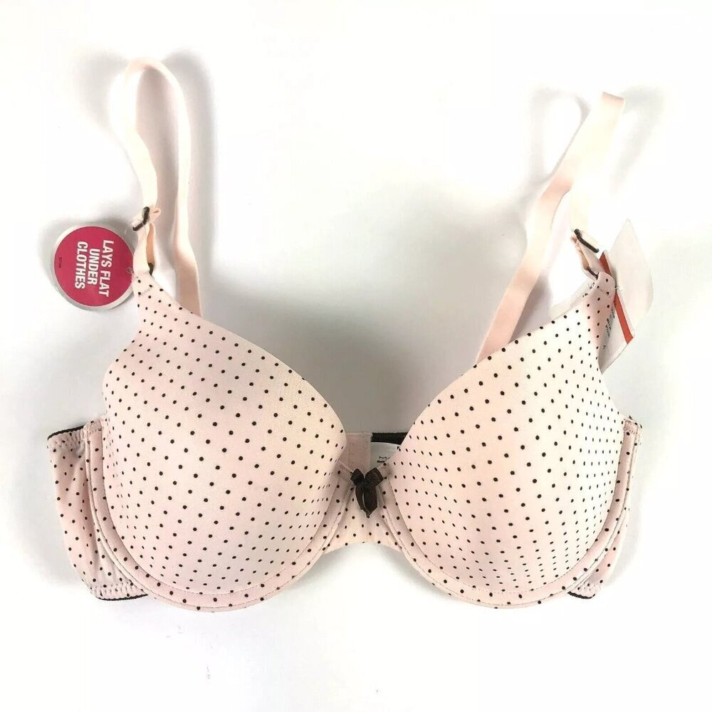 Maidenform, Women’s One Fab Fit T-Shirt Bra, Pink, Size 34D